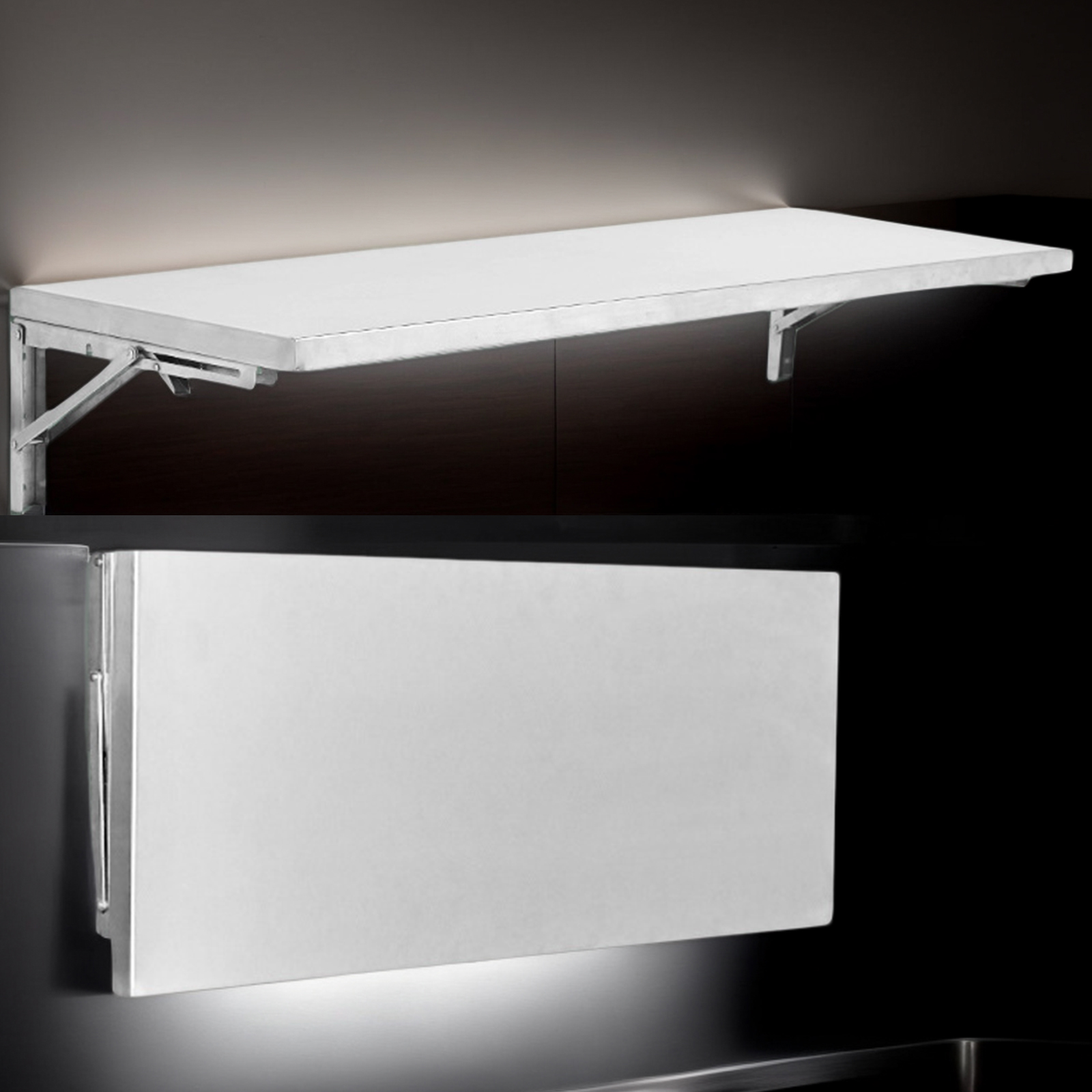 Stainless Steel Folding Storag - Commercial Kitchen Prep Table With Storage avaliação e preço