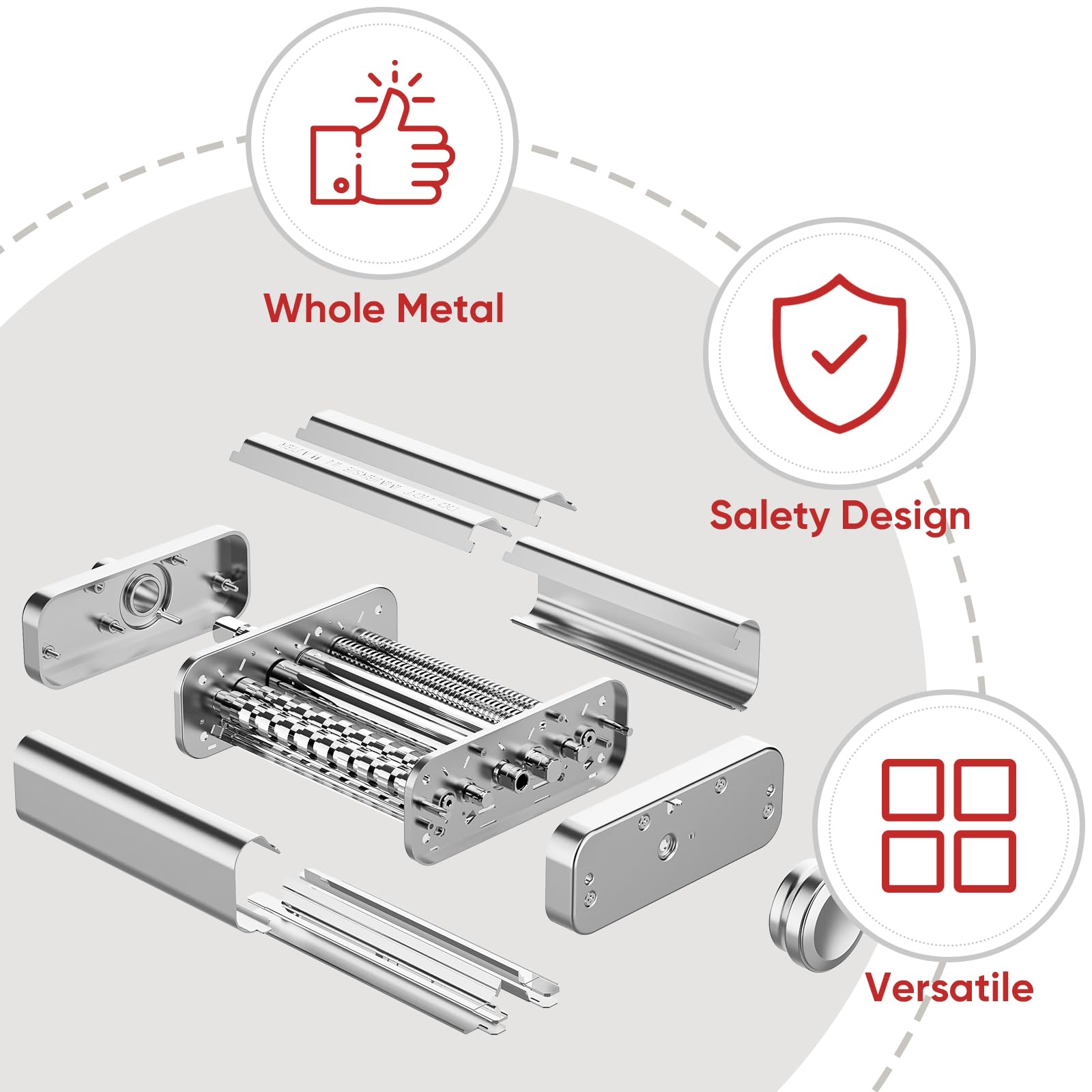 Gvode 3 in 1 Pasta Attachment  - Commercial Kitchen Juicer avaliação e preço