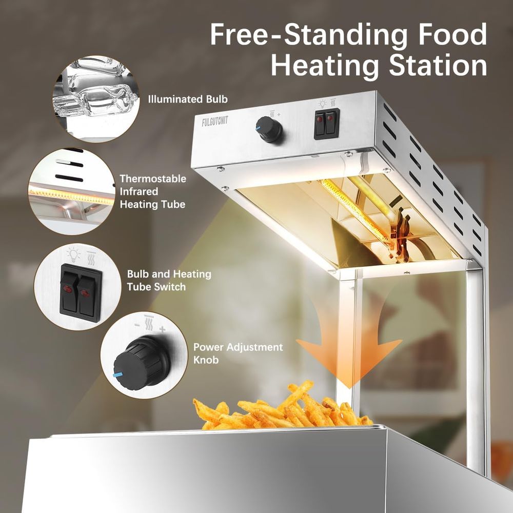 French Fry Warmer, Commercial  - Commercial Kitchen Light avaliação e preço