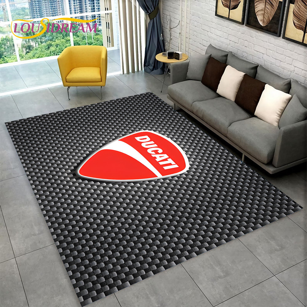 3D D-Ducati Pattern Area Rug L - Commercial Kitchen Non Slip Flooring avaliação e preço