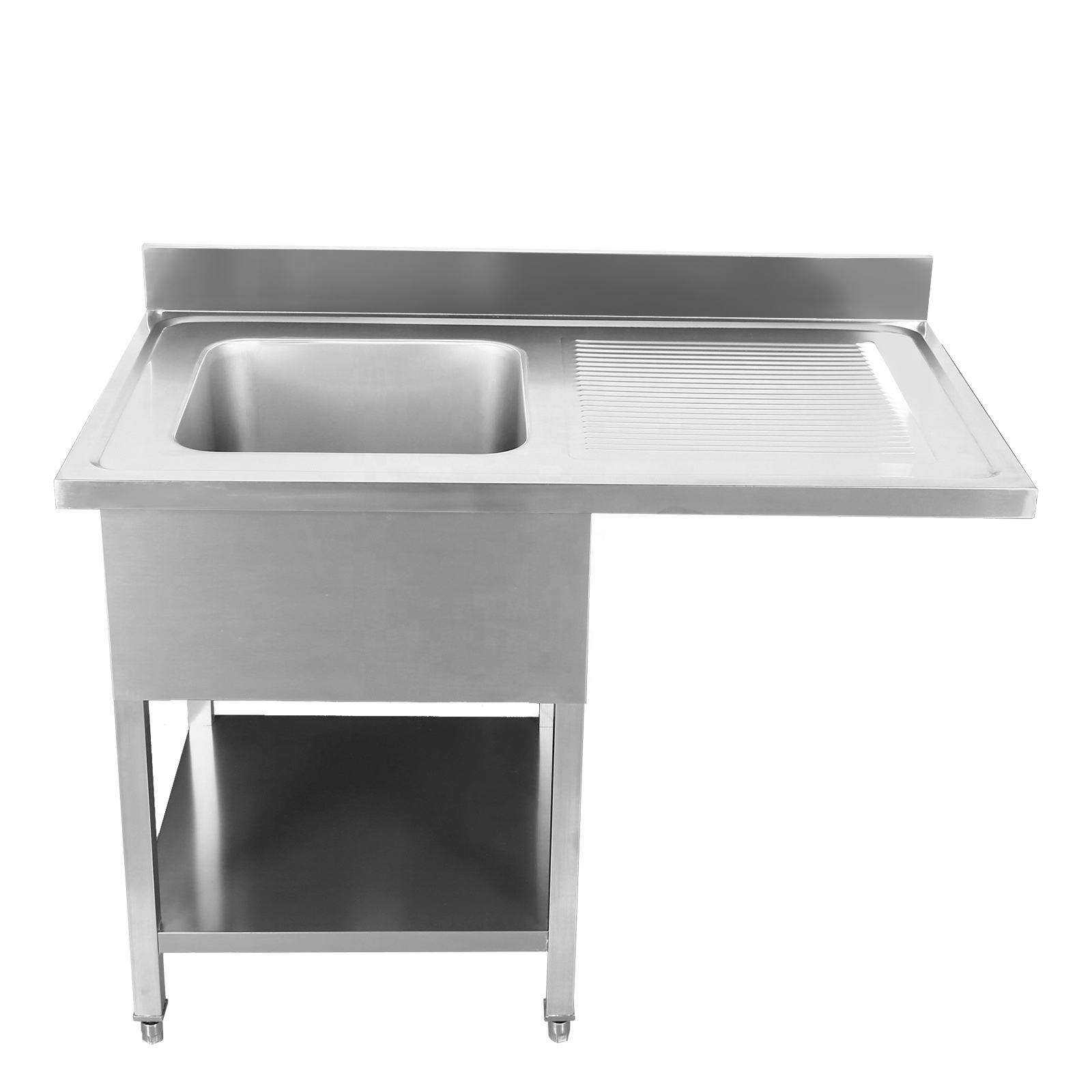 Stainless Steel Work Table Com - Commercial Kitchen Sink avaliação e preço