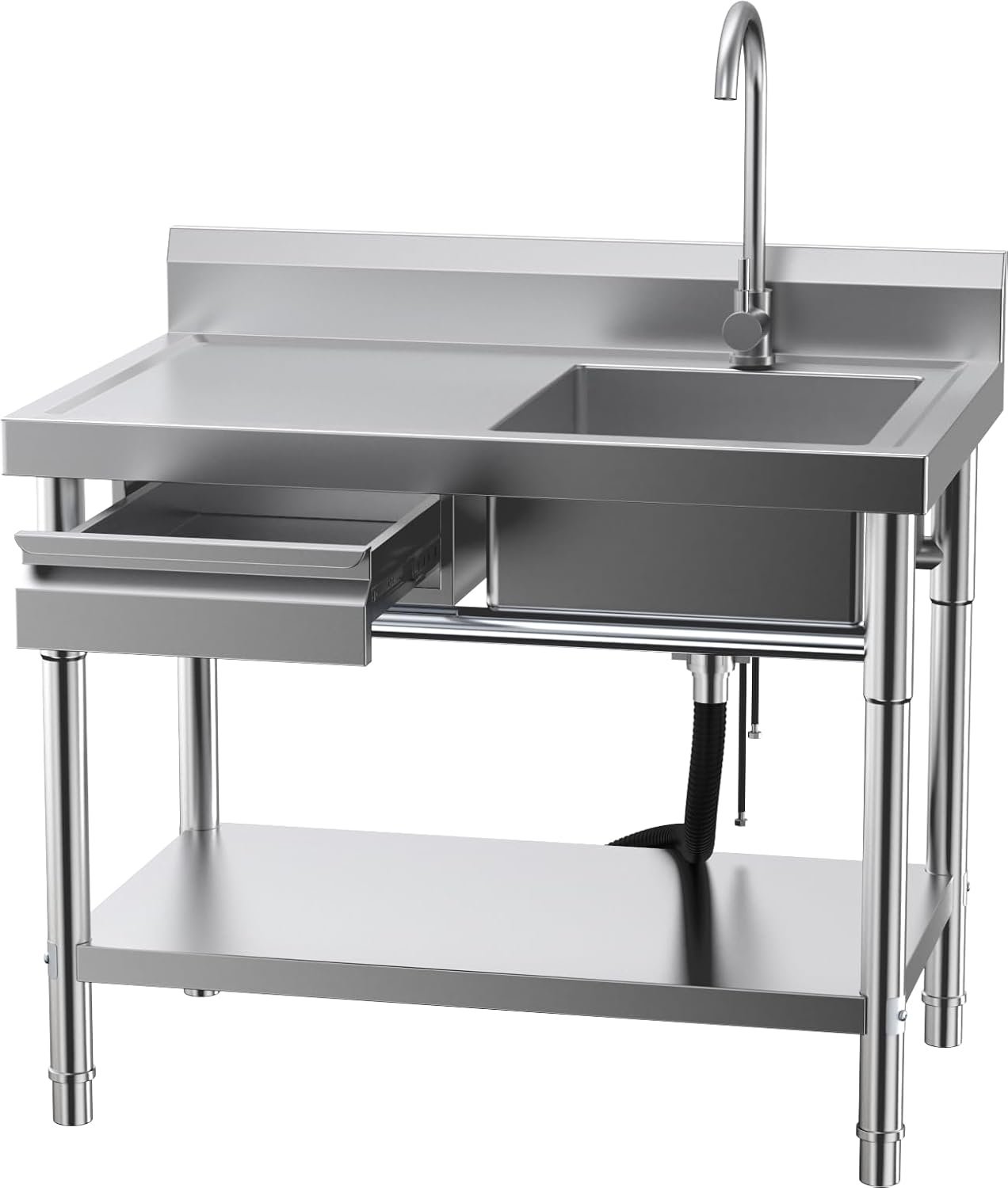 Stainless Steel Utility Sink,  - Commercial Kitchen Sink avaliação e preço