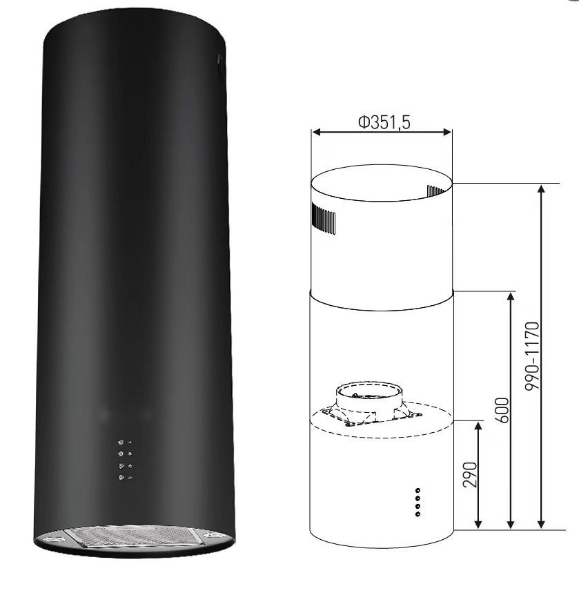 2026 Hot SellingIsland Range H - Commercial Kitchen Exhaust Hood avaliação e preço