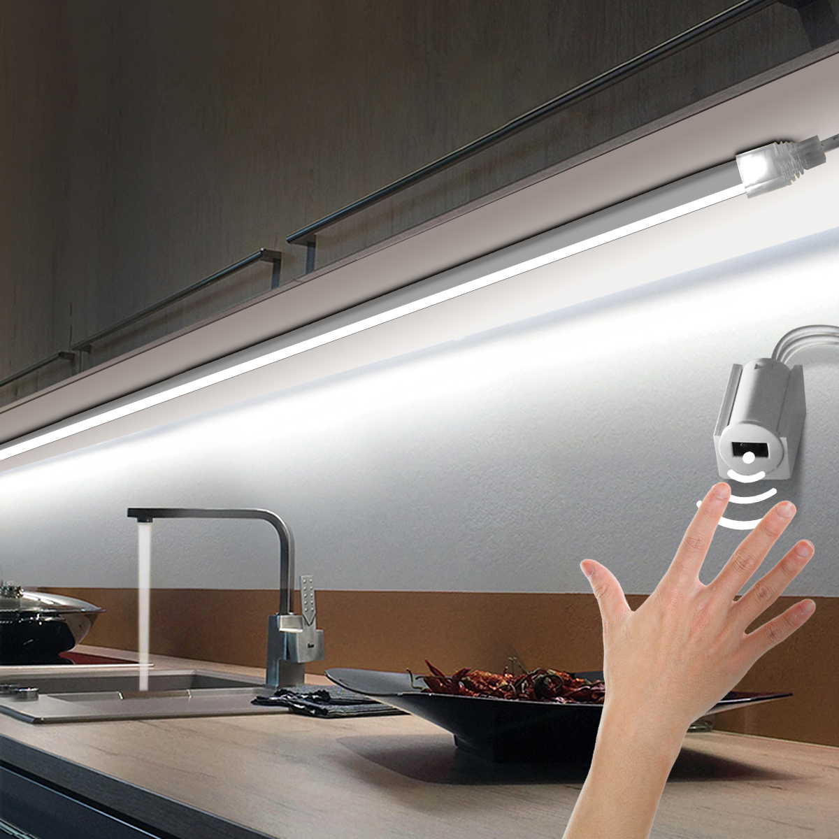 Smart Hand Sweep Neon Lights L - Commercial Kitchen Light avaliação e preço