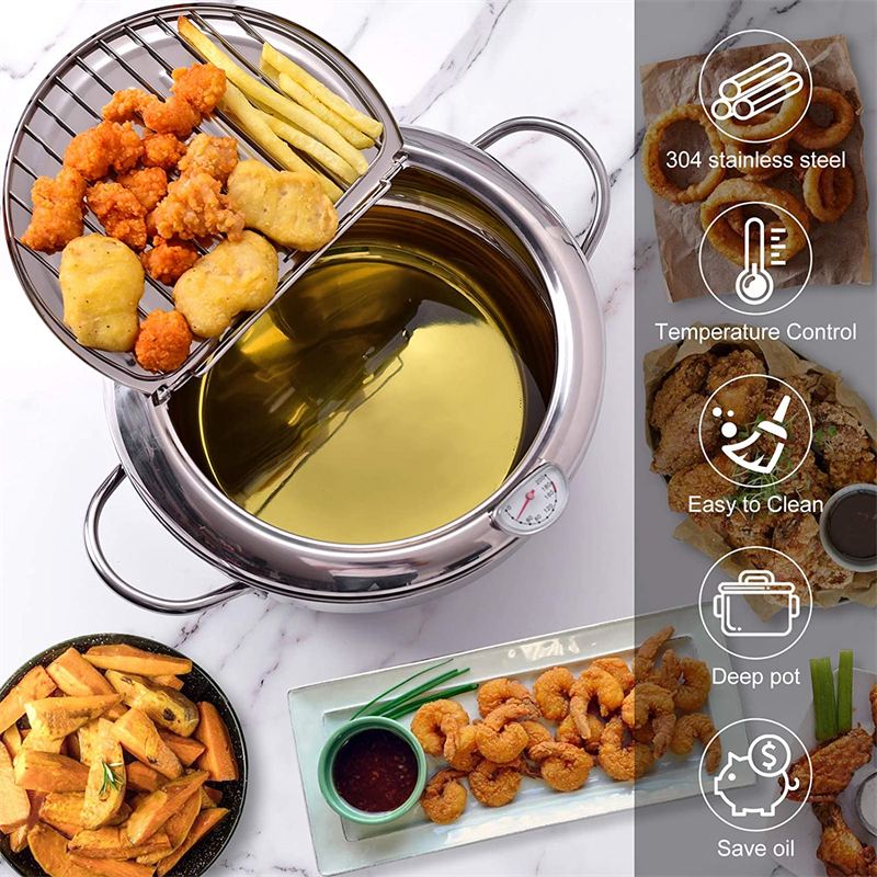 Japanese Deep Frying Pot with  - Commercial Kitchen Appliances avaliação e preço