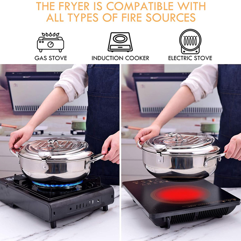 Japanese Deep Frying Pot with  - Commercial Kitchen Appliances avaliação e preço