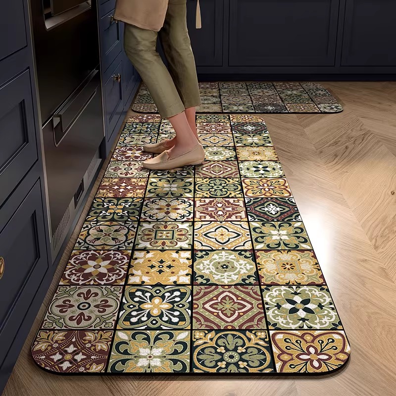 Carpet for Kitchen Floor Mat W - Commercial Kitchen Non Slip Flooring avaliação e preço