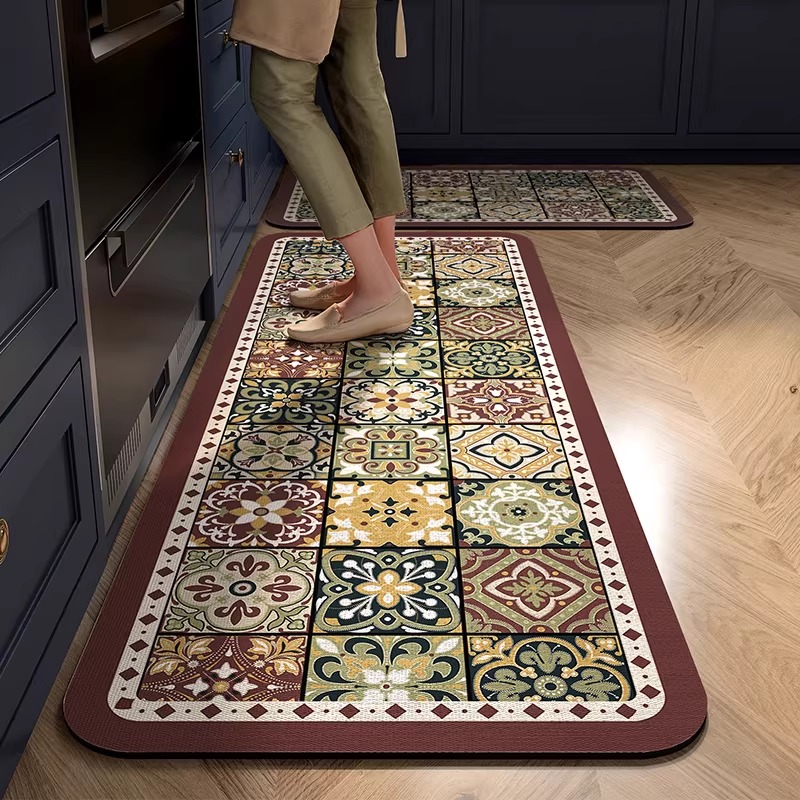 Carpet for Kitchen Floor Mat W - Commercial Kitchen Non Slip Flooring avaliação e preço