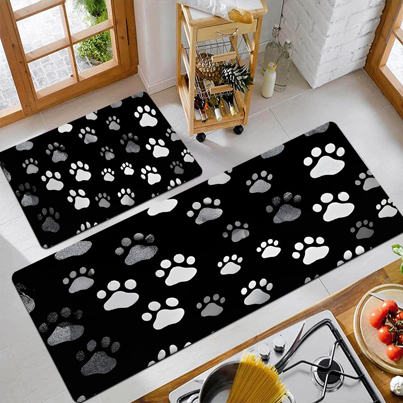 Animal Paw Print Carpet Mat Ru - Commercial Kitchen Non Slip Flooring avaliação e preço