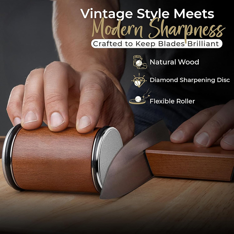Niiruo Rolling Knife Sharpener - Commercial Kitchen Knife Set avaliação e preço