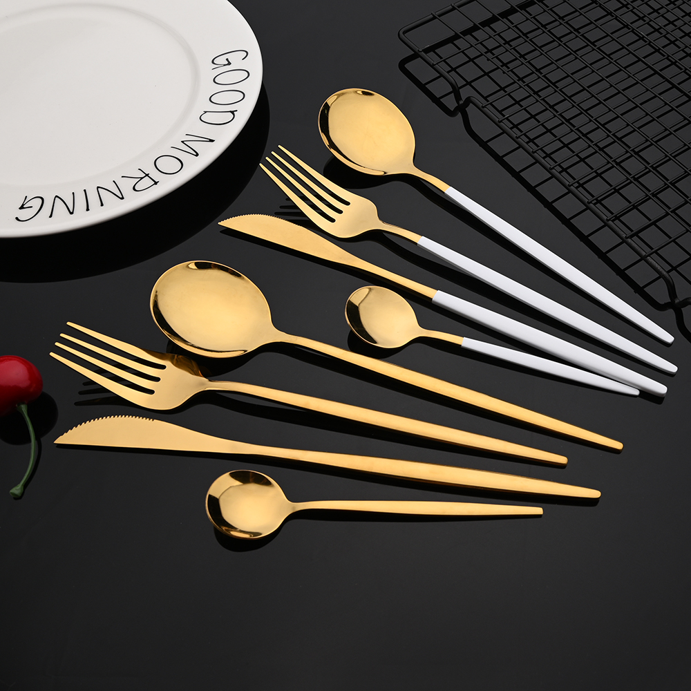 24Pcs Colorful Dinnerware Set  - Commercial Kitchen Knife Set avaliação e preço
