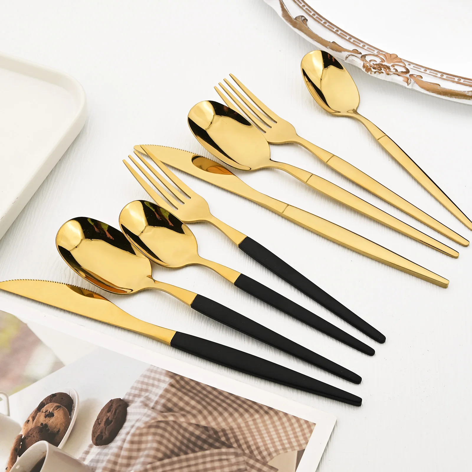 8Pcs Spoon Sushi Chopsticks Ta - Commercial Kitchen Knife Set avaliação e preço