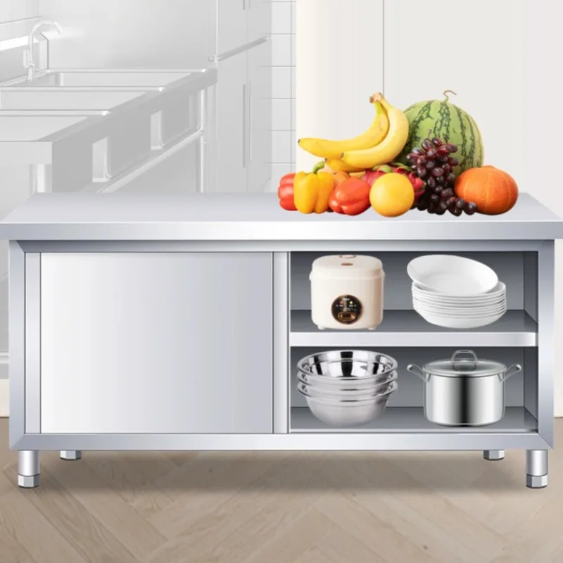 Bar Cart Stainless Steel Kitch - Commercial Kitchen Prep Table With Storage avaliação e preço