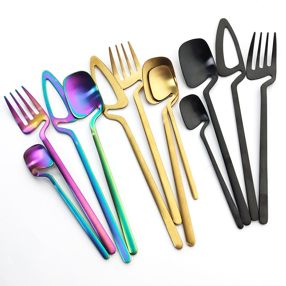 32pcs Black Matte Cutlery Set  - Commercial Kitchen Knife Set avaliação e preço